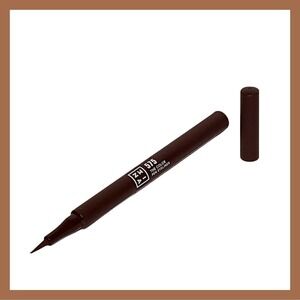 3ina The Color Pen Eyeliner In Shade 575 Brown Full Size New Liquid Felt Tip